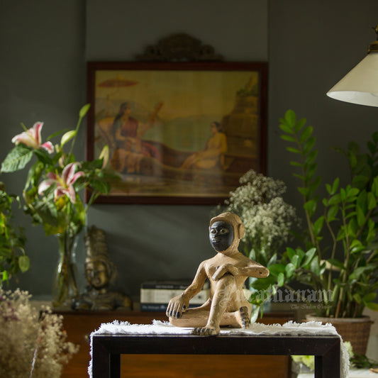 Seated female White Monkey