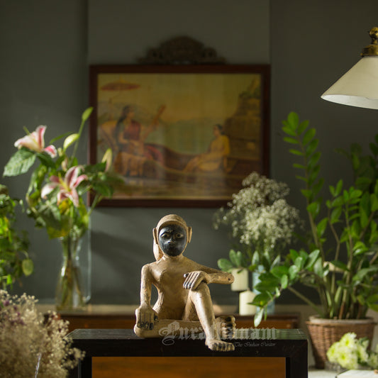 Seated female White Monkey