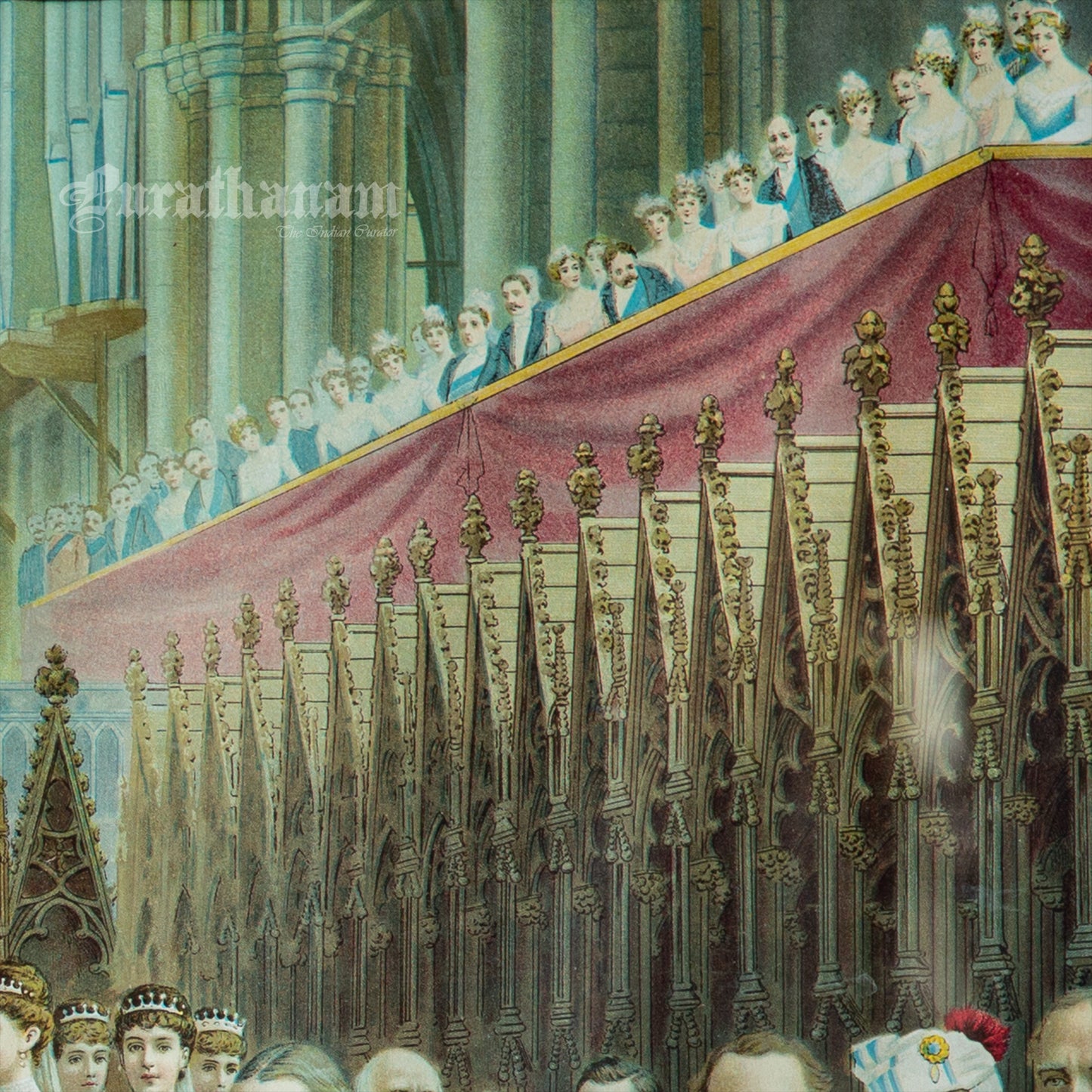 Coronation of King Edward VII and Queen Alexandra in 1902 - Chromolithograph Print, London