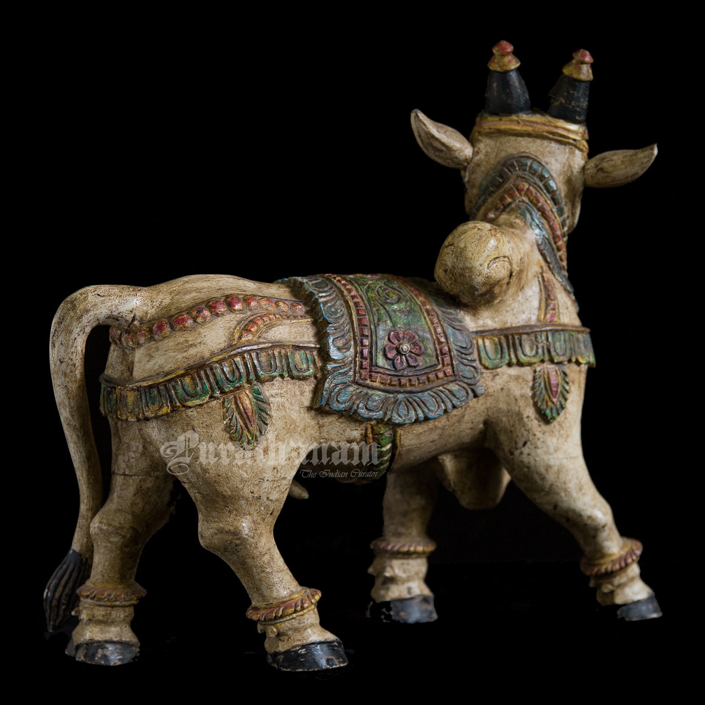 Wooden Rishabha Wahan