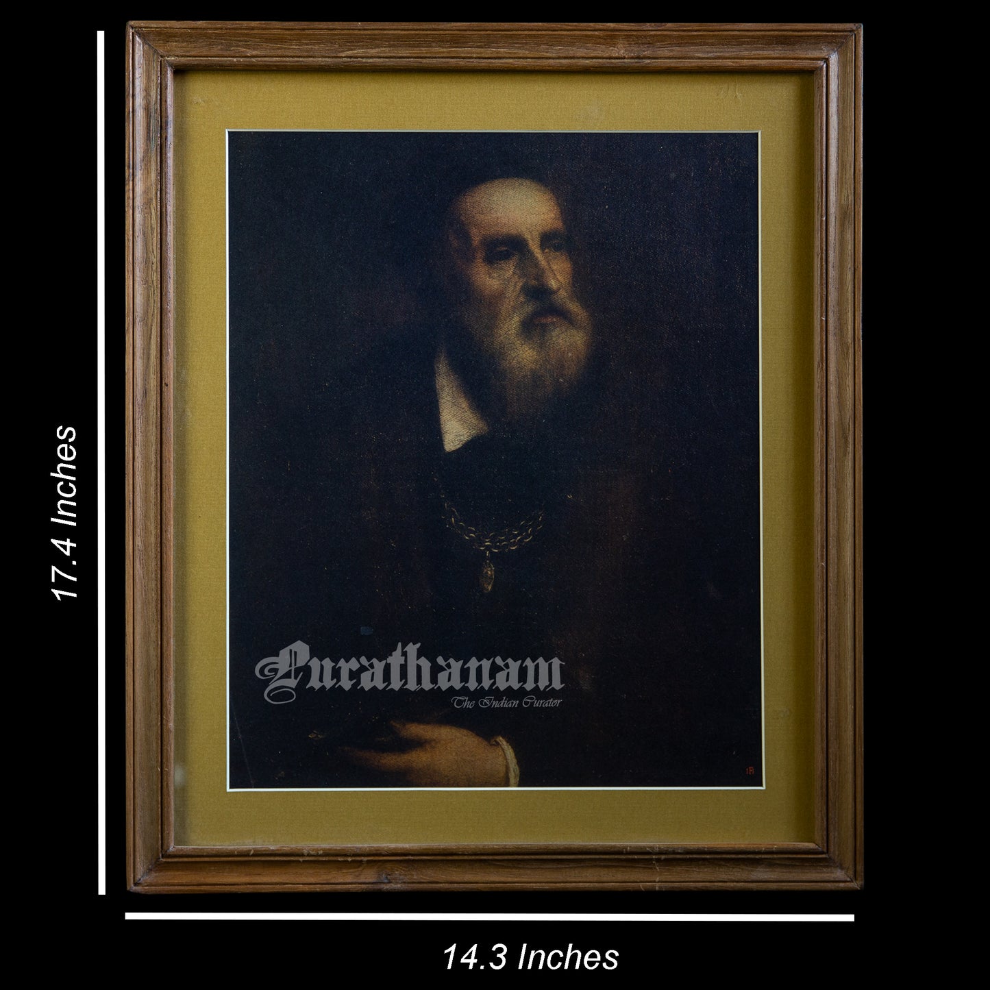 Tiziani Vecelli (a. k. a.) Titian (Self Portrait) (Archival Print)