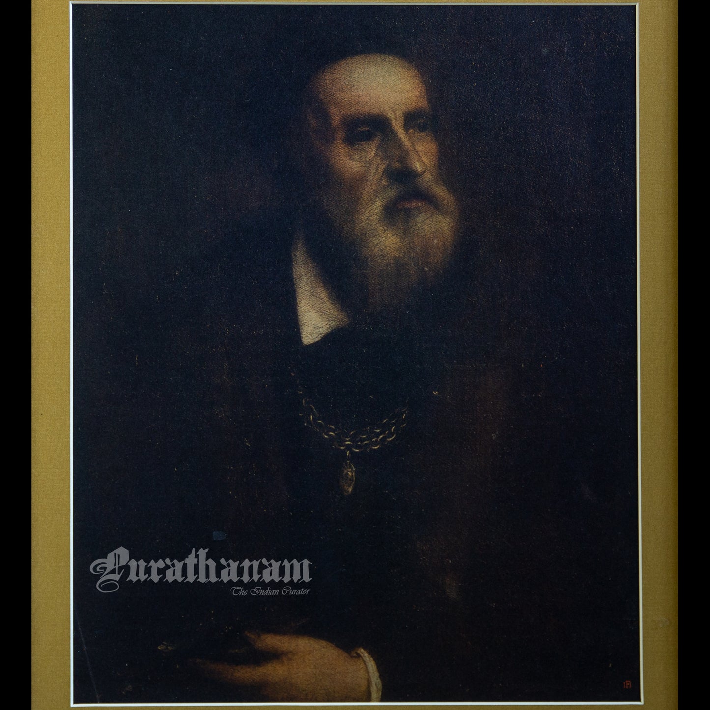 Tiziani Vecelli (a. k. a.) Titian (Self Portrait) (Archival Print)
