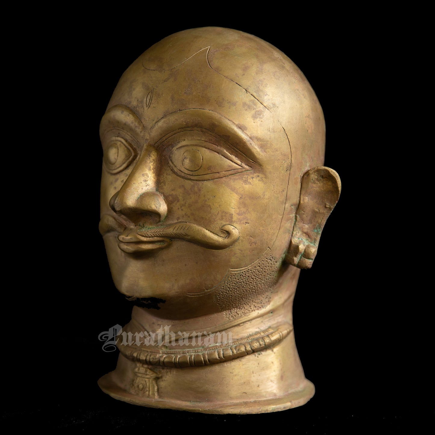 Bhairava Head, Gauri Head and Shiva Mukhalingam - Brass