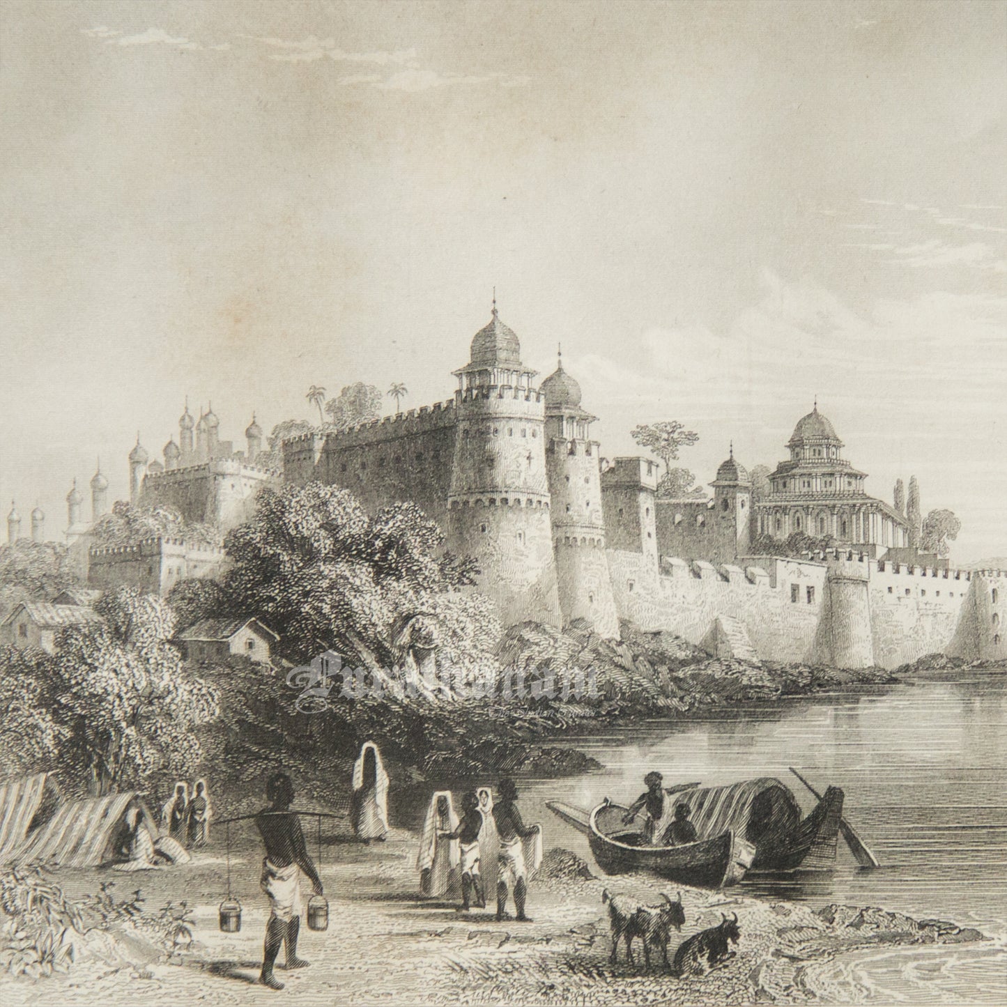 View of Allahabad, Shewing the Fort
