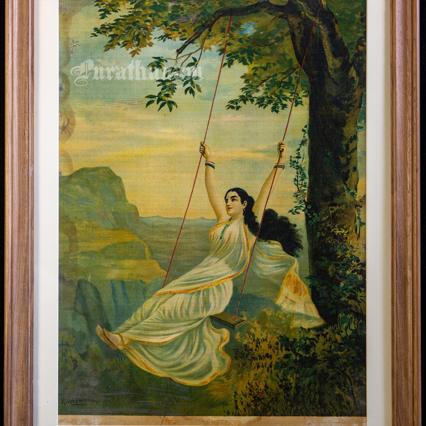 Mohini by Ravi Varma - Lithograph Print