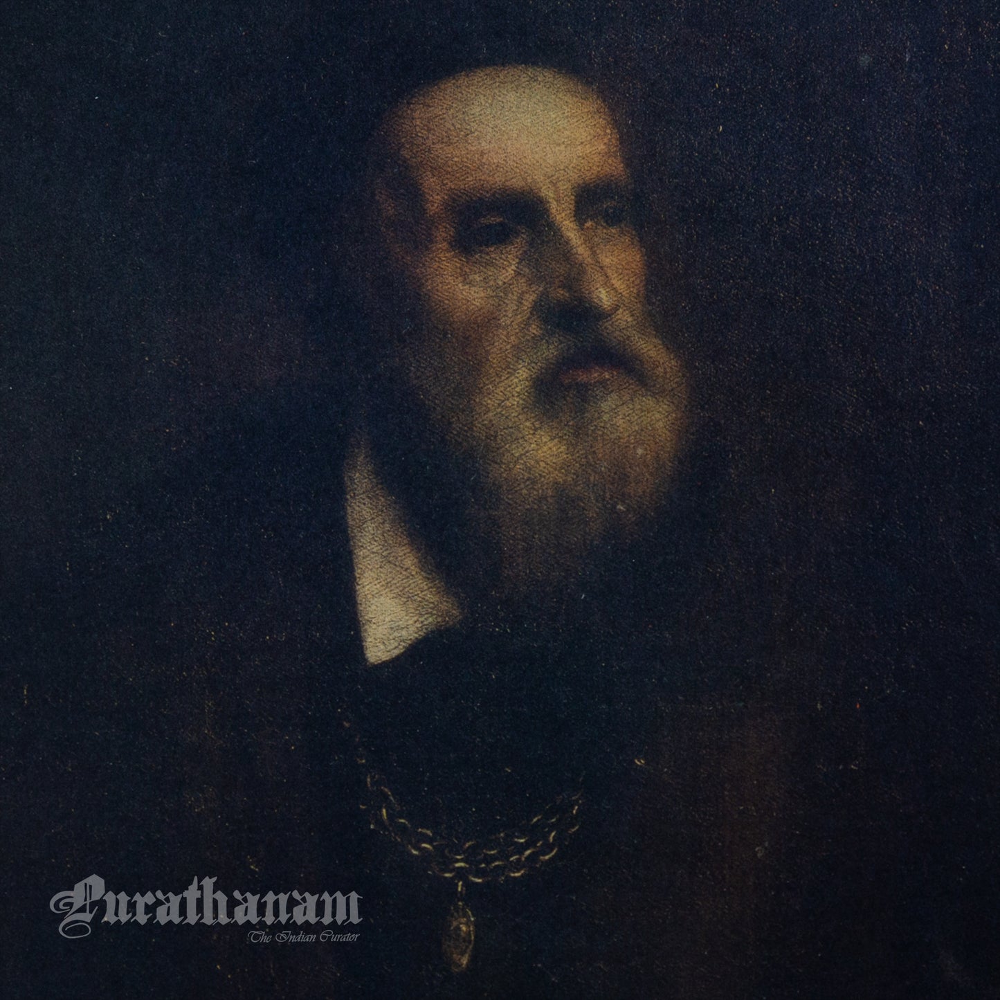 Tiziani Vecelli (a. k. a.) Titian (Self Portrait) (Archival Print)
