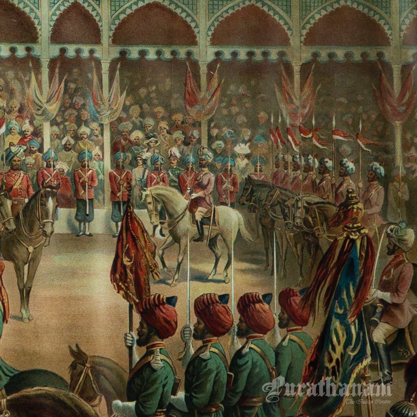 Delhi Durbar 1911 - Chromolithograph Print, London