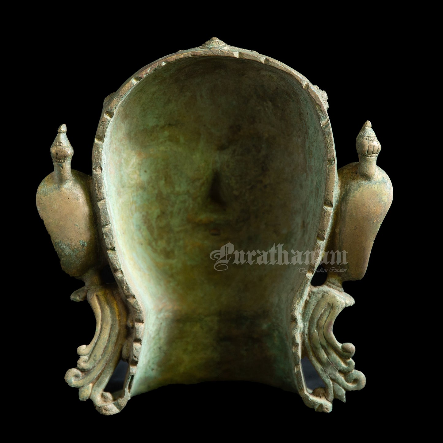 Bhairava Head, Gauri Head and Shiva Mukhalingam - Brass