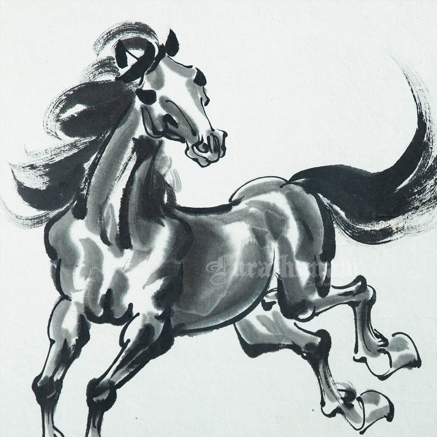 Horse - Chinese Art (Shuimo Painting)