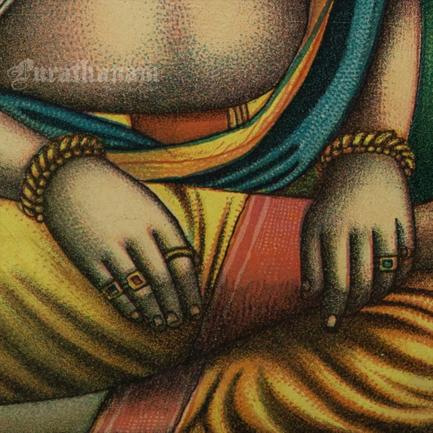 Ganapati - Chitrasala Press (Lithograph Print)