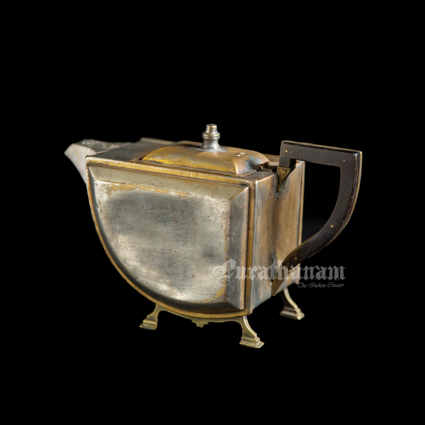 Art Deco Tea Kettle - Brass