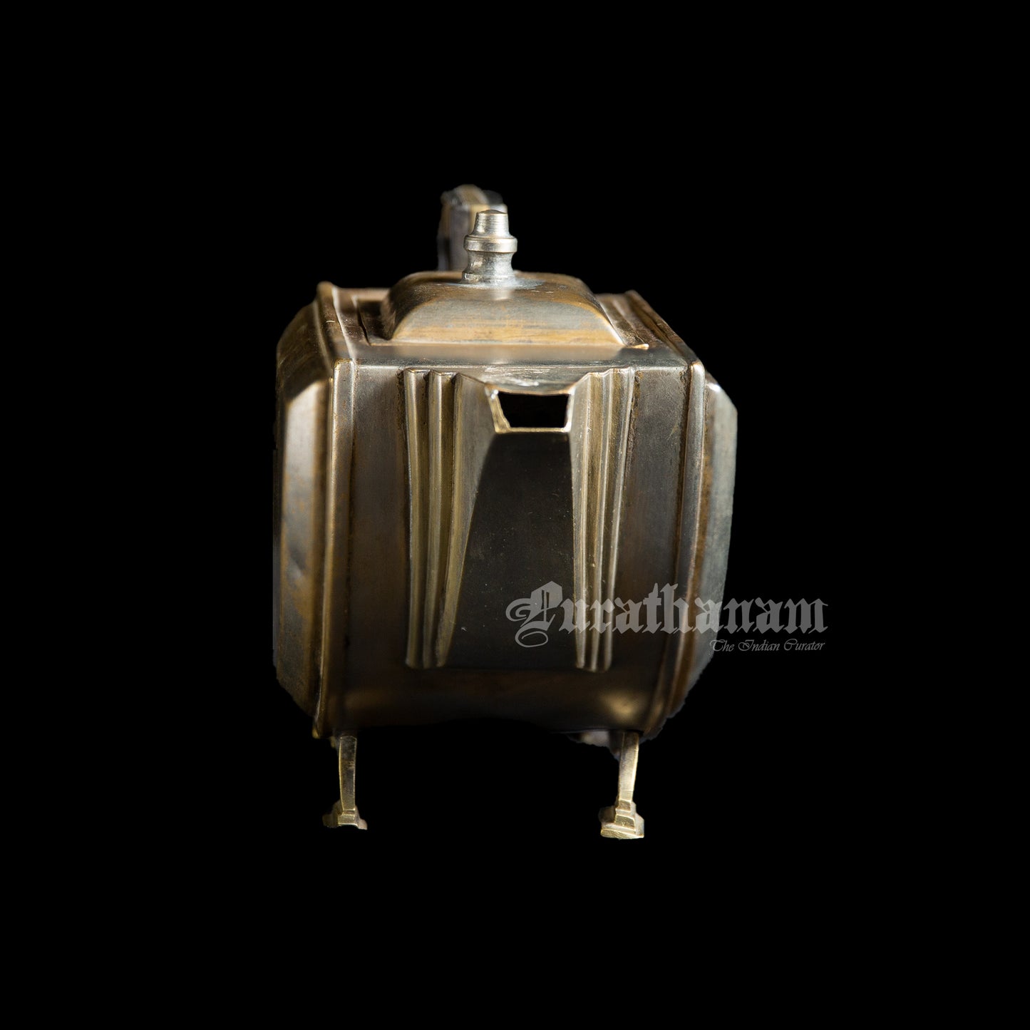 Art Deco Tea Kettle - Brass