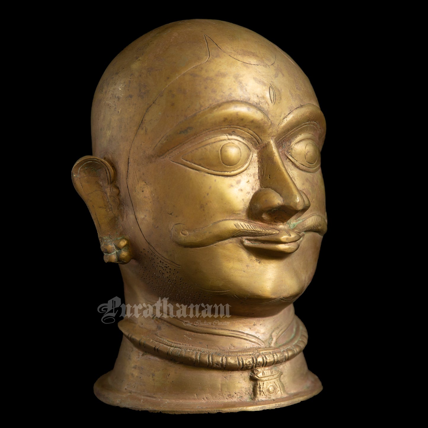 Bhairava Head, Gauri Head and Shiva Mukhalingam - Brass