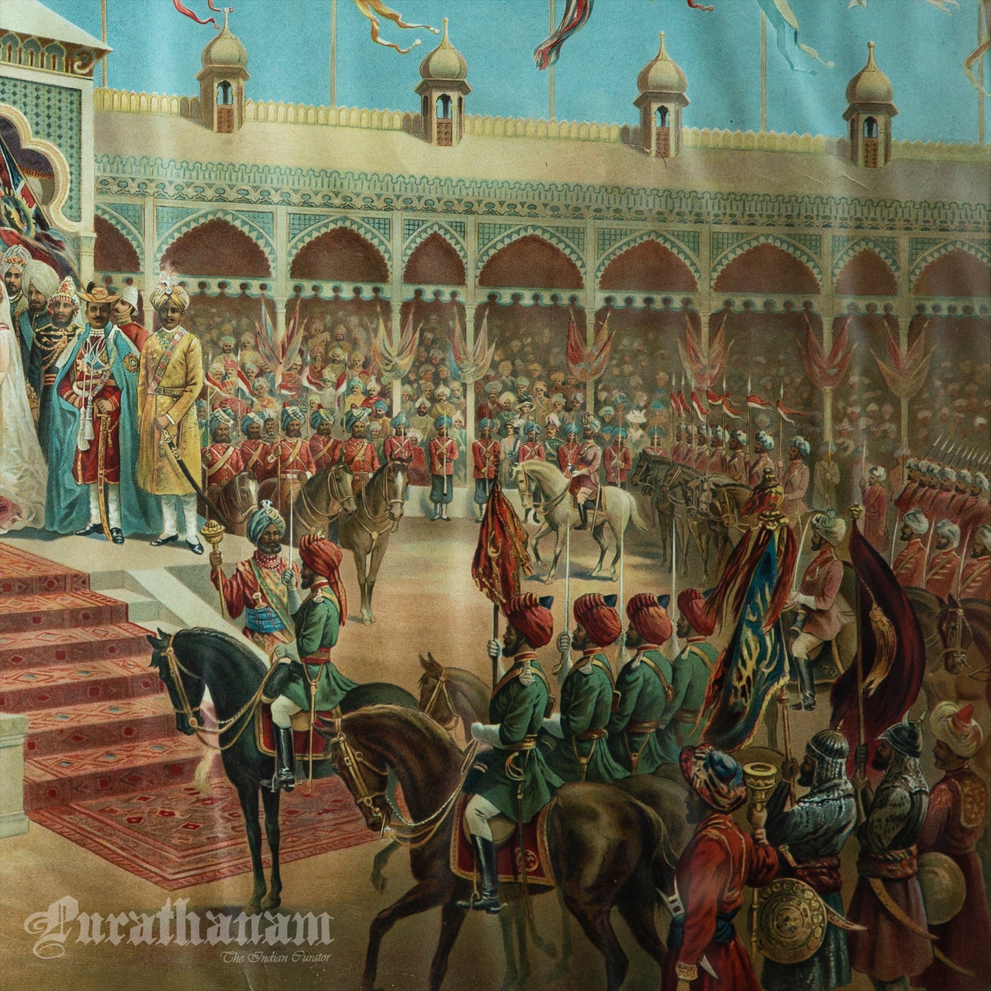 Delhi Durbar 1911 - Chromolithograph Print, London