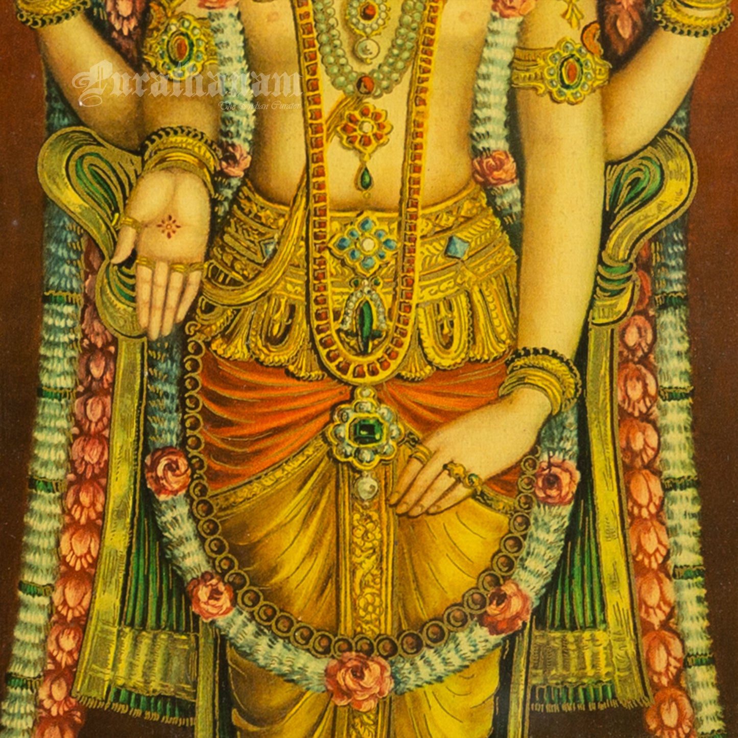 Thirupathi Venkateswarar  - Oleograph Print