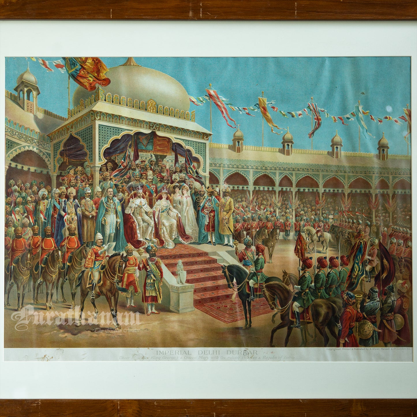 Delhi Durbar 1911 - Chromolithograph Print, London