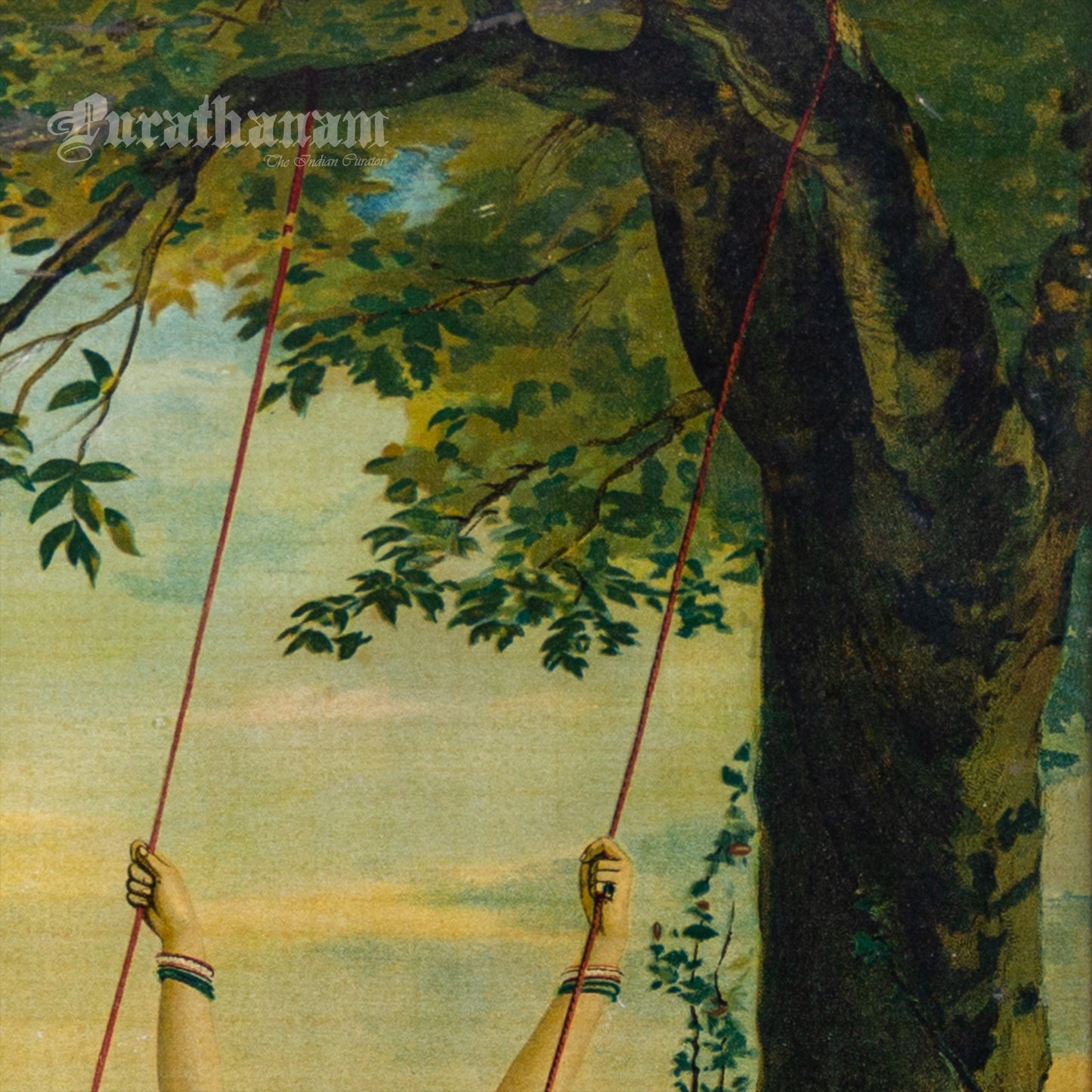 Mohini by Ravi Varma - Lithograph Print