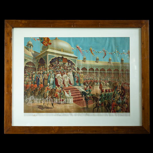 Delhi Durbar 1911 - Chromolithograph Print, London