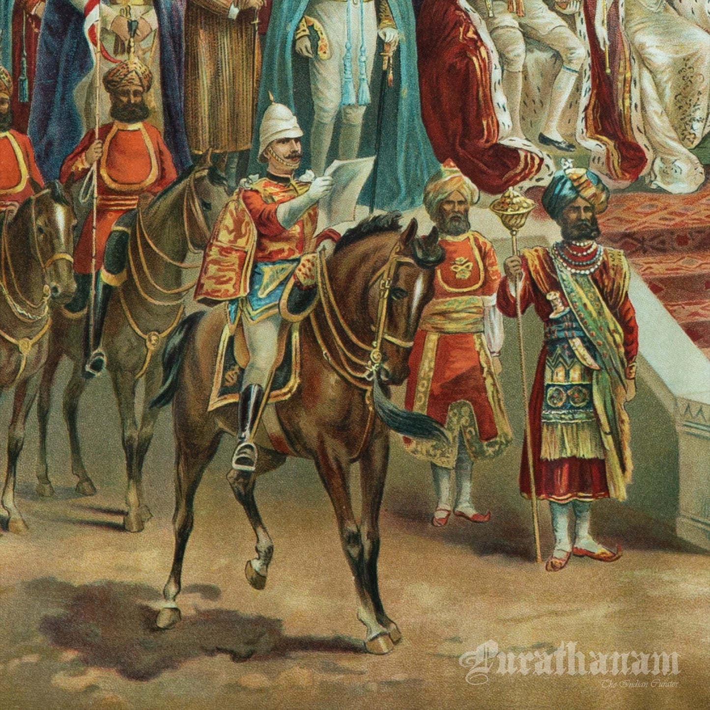Delhi Durbar 1911 - Chromolithograph Print, London