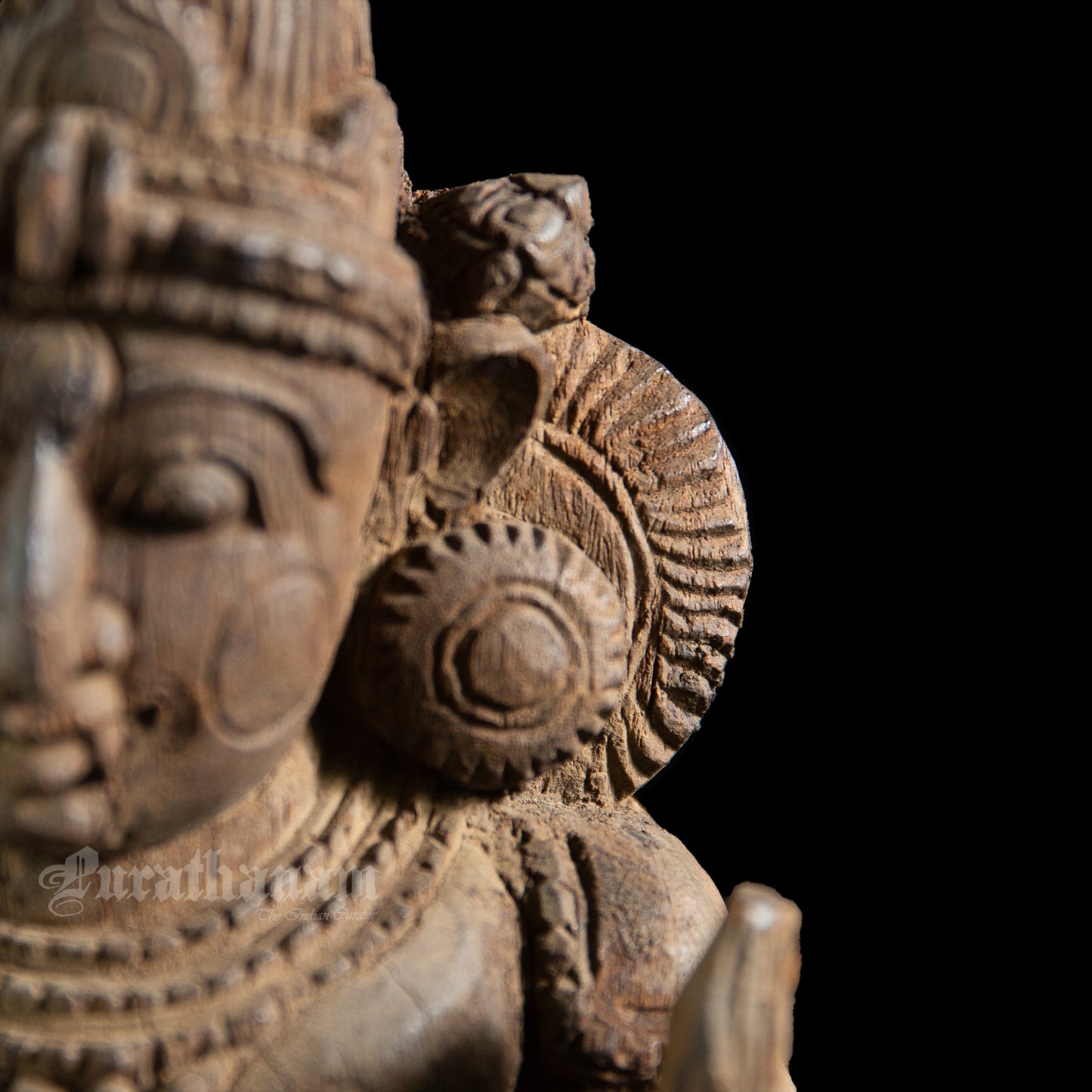 Dwarapalak Wooden Sculpture