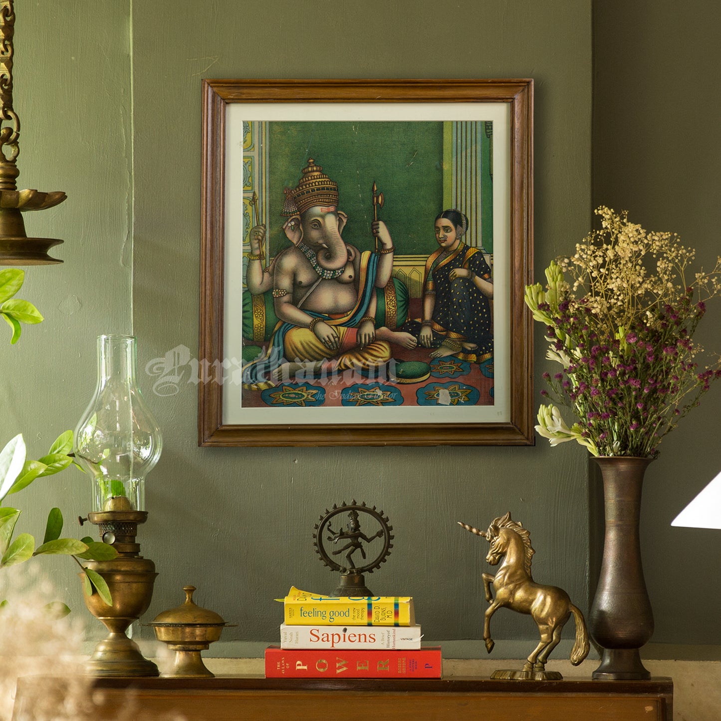 Ganapati - Chitrasala Press (Lithograph Print)