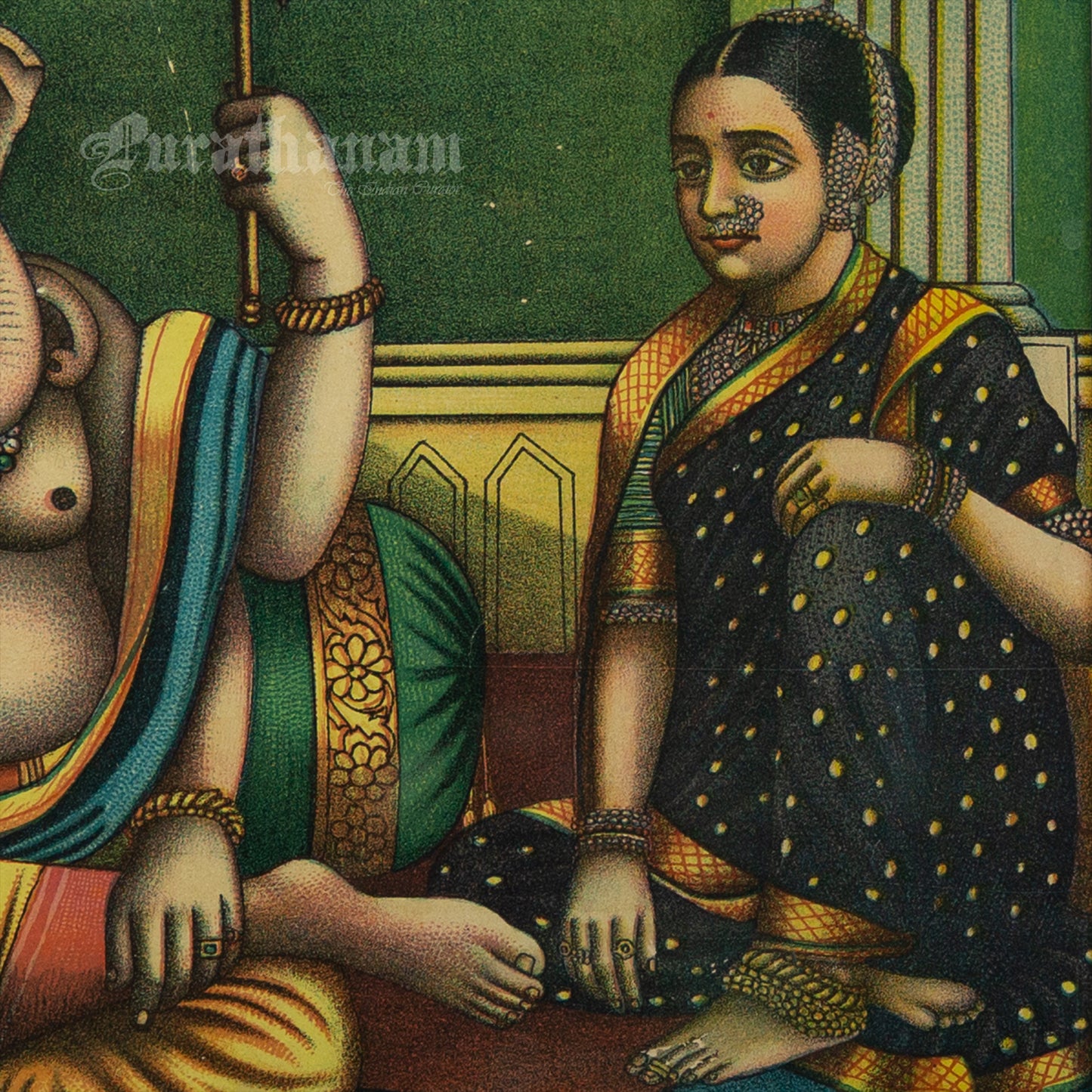 Ganapati - Chitrasala Press (Lithograph Print)