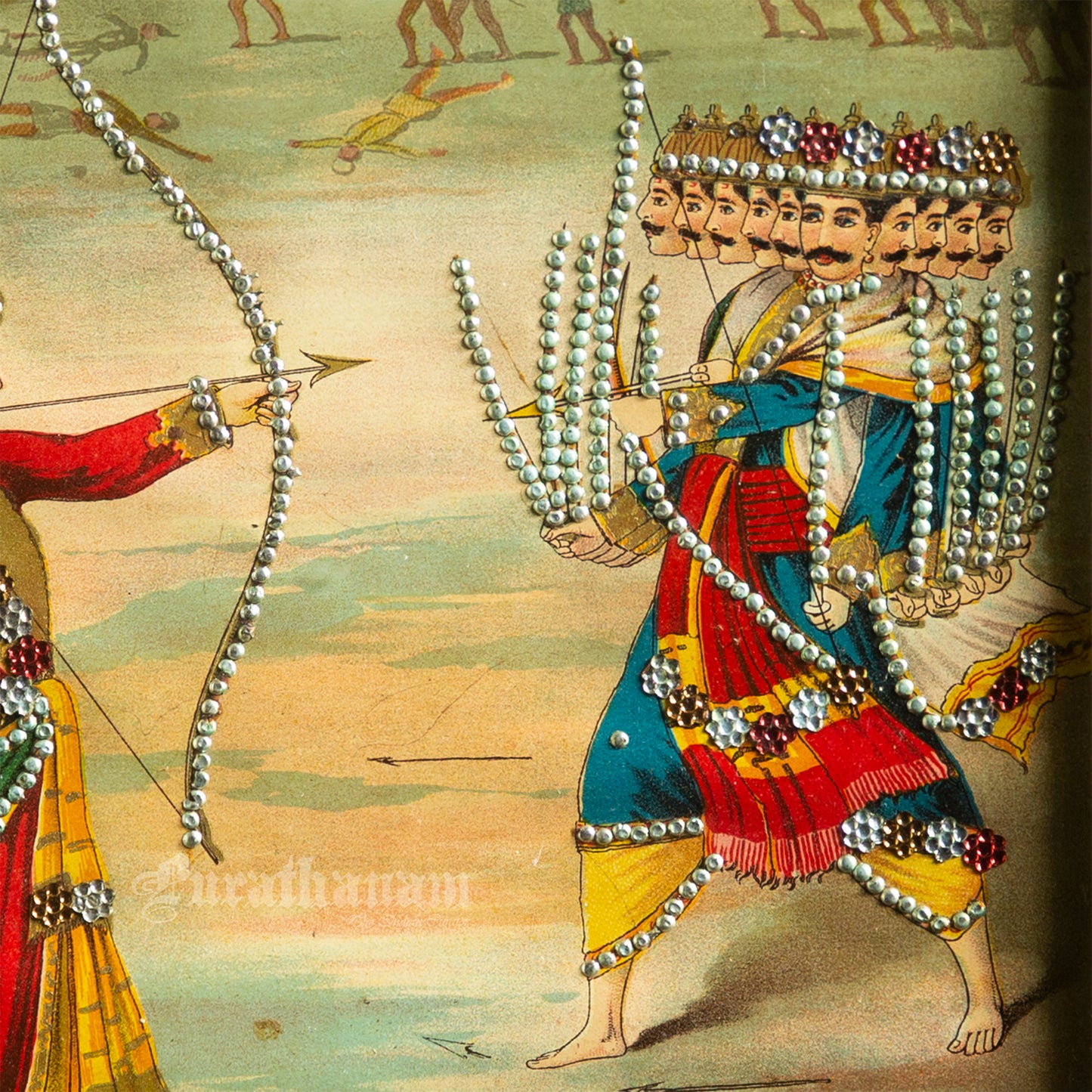 Ram Ravan Yuddh - Lithograph Print