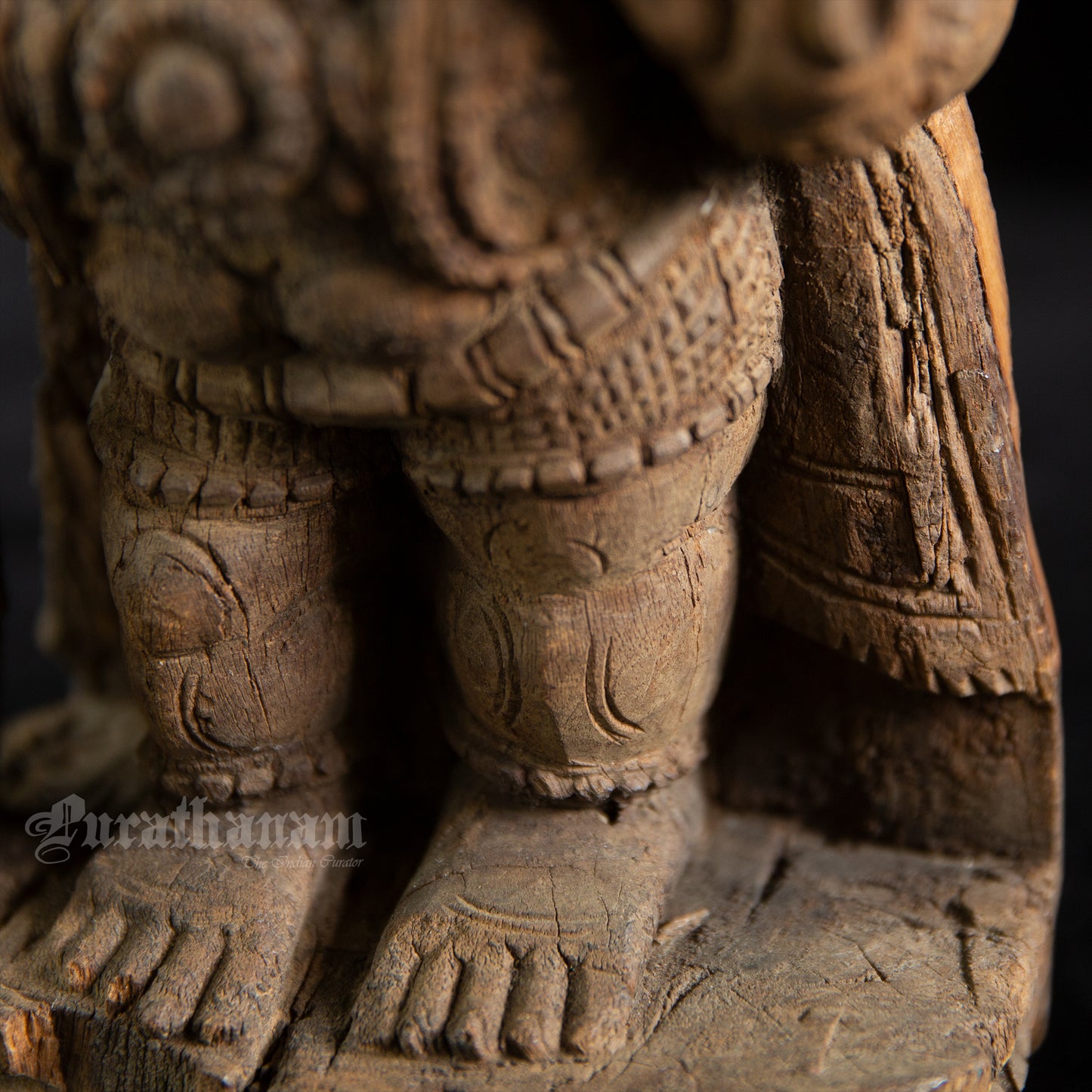 Dwarapalak Wooden Sculpture