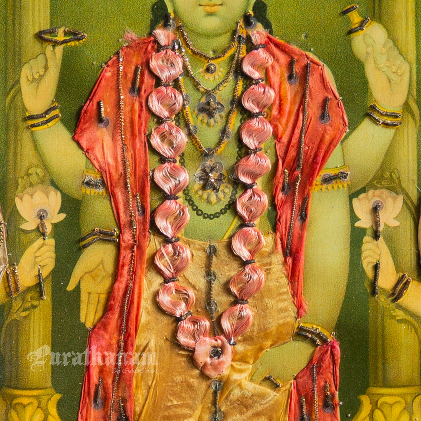 Sree Venkatesaperumall by C. G. Ramanujam ( Embellished) (Oleograph Print)