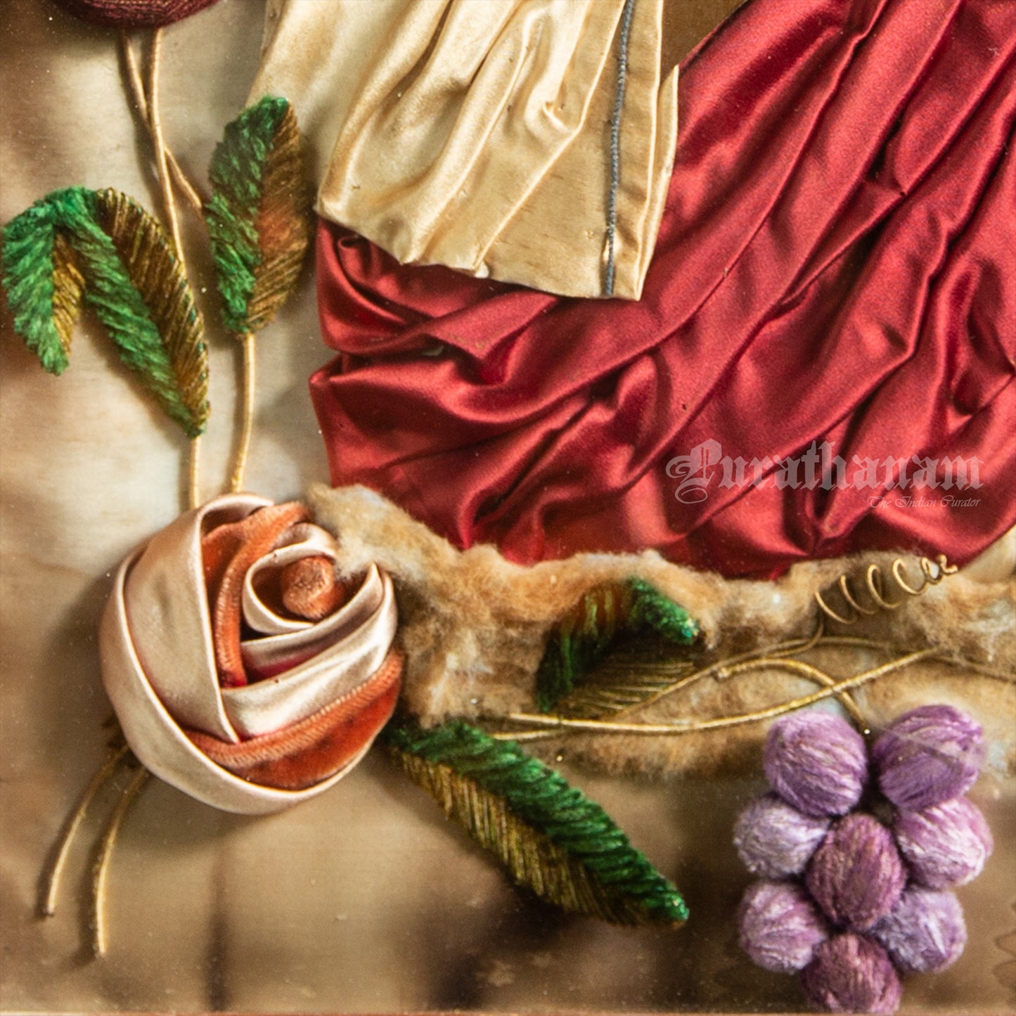 Jesus - Chromolithograph Print Embellished, London