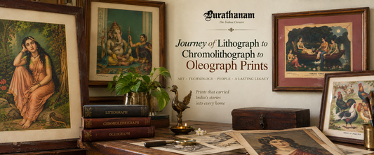 Journey of Lithograph to Chromolithograph to Oleograph Prints!