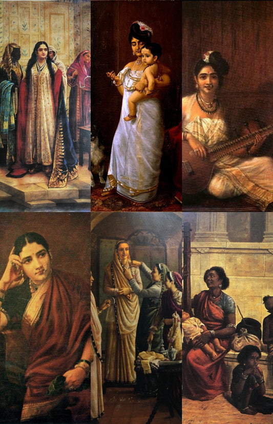 The 10 paintings of Ravi Varma at international Colombian exposition at Chicago in 1894