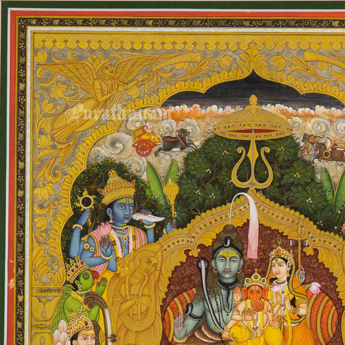 Cosmic Darbar – Miniature Painting