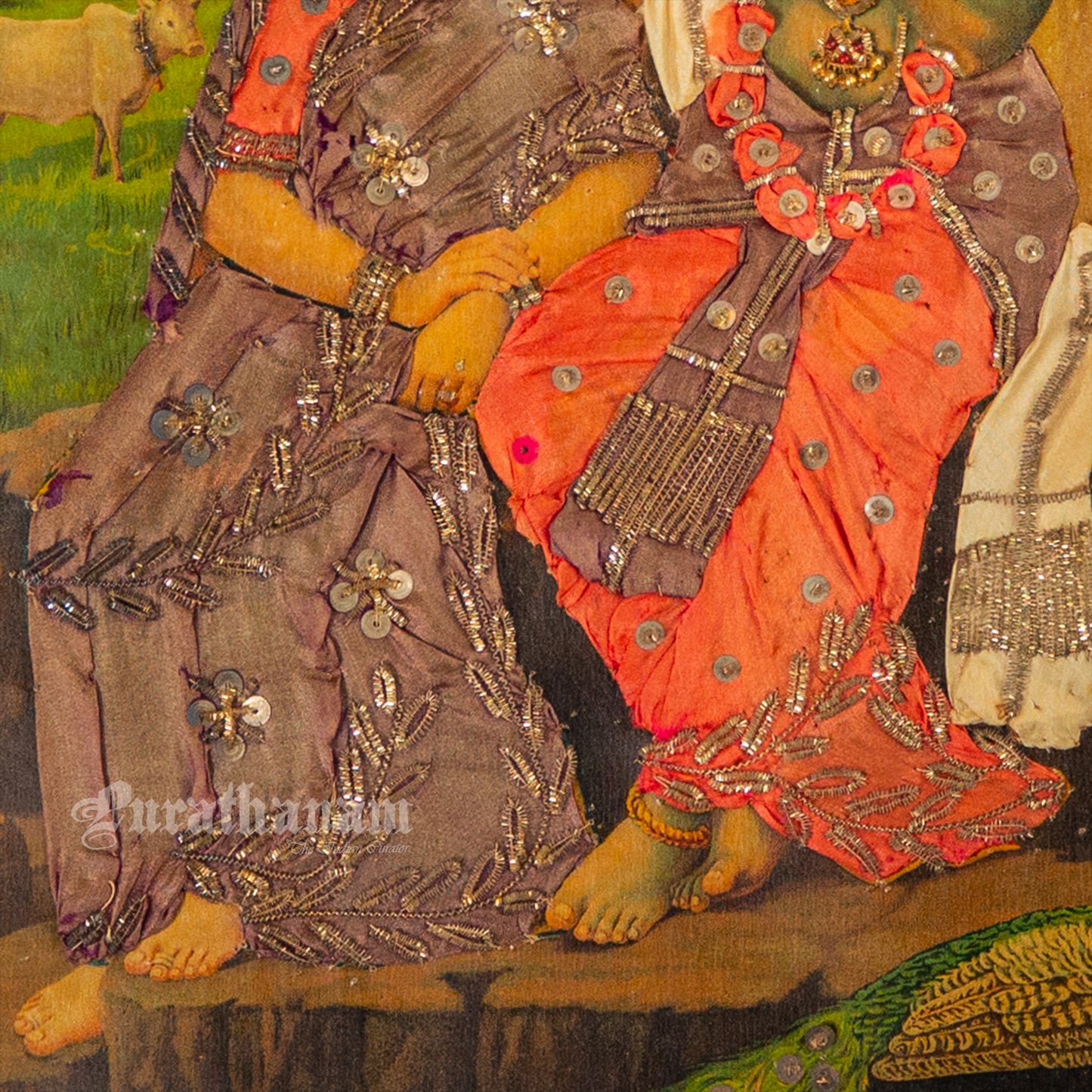 Venulola by G. V. Venkatesh Rao - Oleograph Print (Embellished)