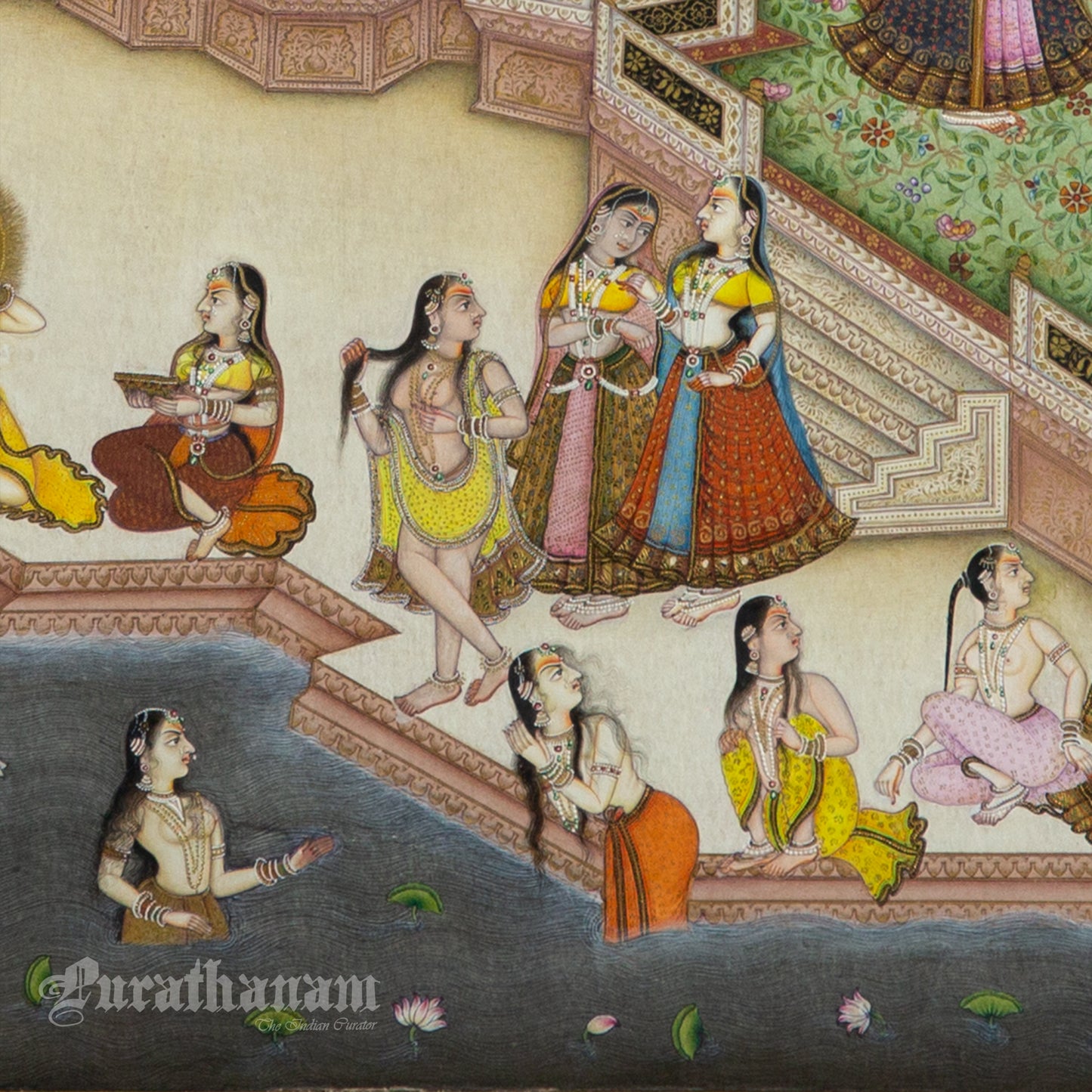 Krishna Leela – Miniature Painting