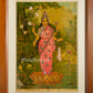 Lakshmi by Ravi Varma - Oleograph Print (Embellished)