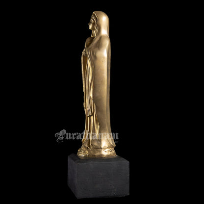 The Virgin Mary - Brass Sculpture