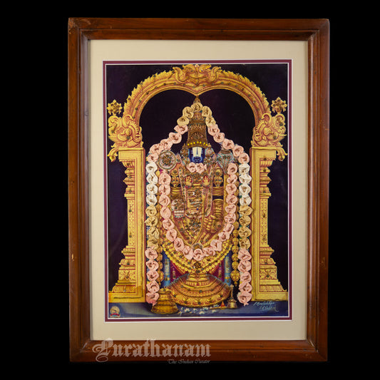 Thirupathi Venkateswarar - Kondiah Raju (Offset Print) - Embellished