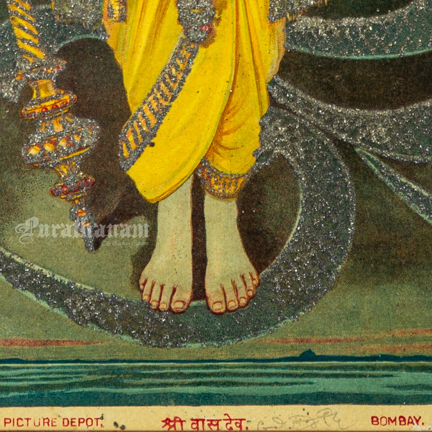 Shree Vasudeva  by M. V. Dhurandhar  (Oleograph Print)