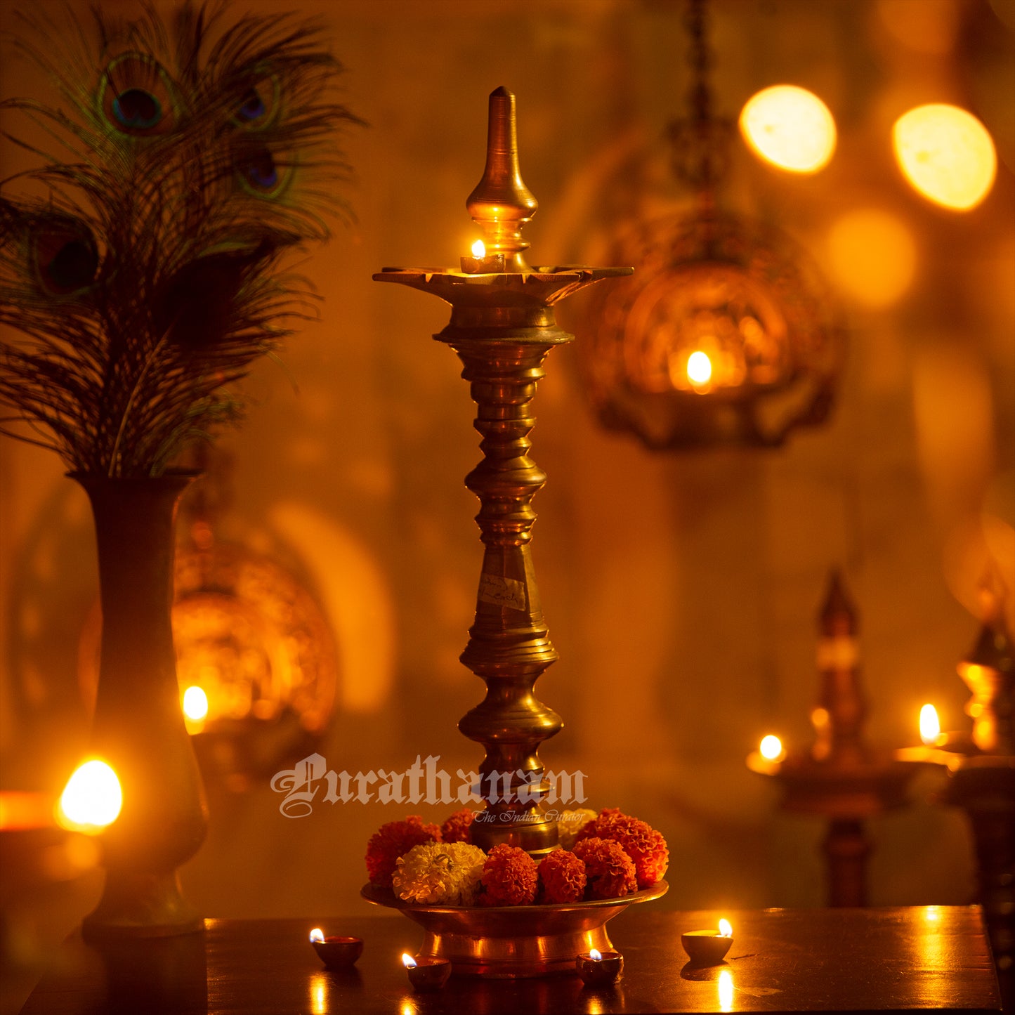 Kashi Samai Kuthuvilakku - Brass ( Oil Lamps)