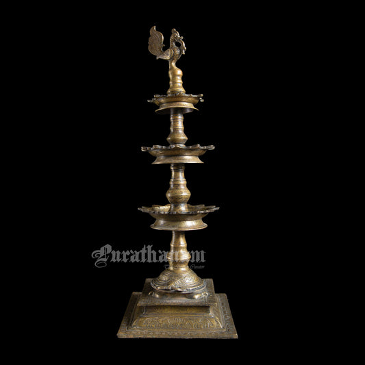 Annapakshi Kuthuvilakku - Brass ( Oil Lamp)