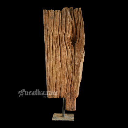 Antique Matsya Avatar wooden  sculpture