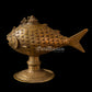 Fish Ink well - Brass (Ink Pot)