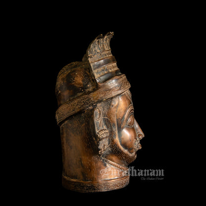 Bhairava Head   - Brass