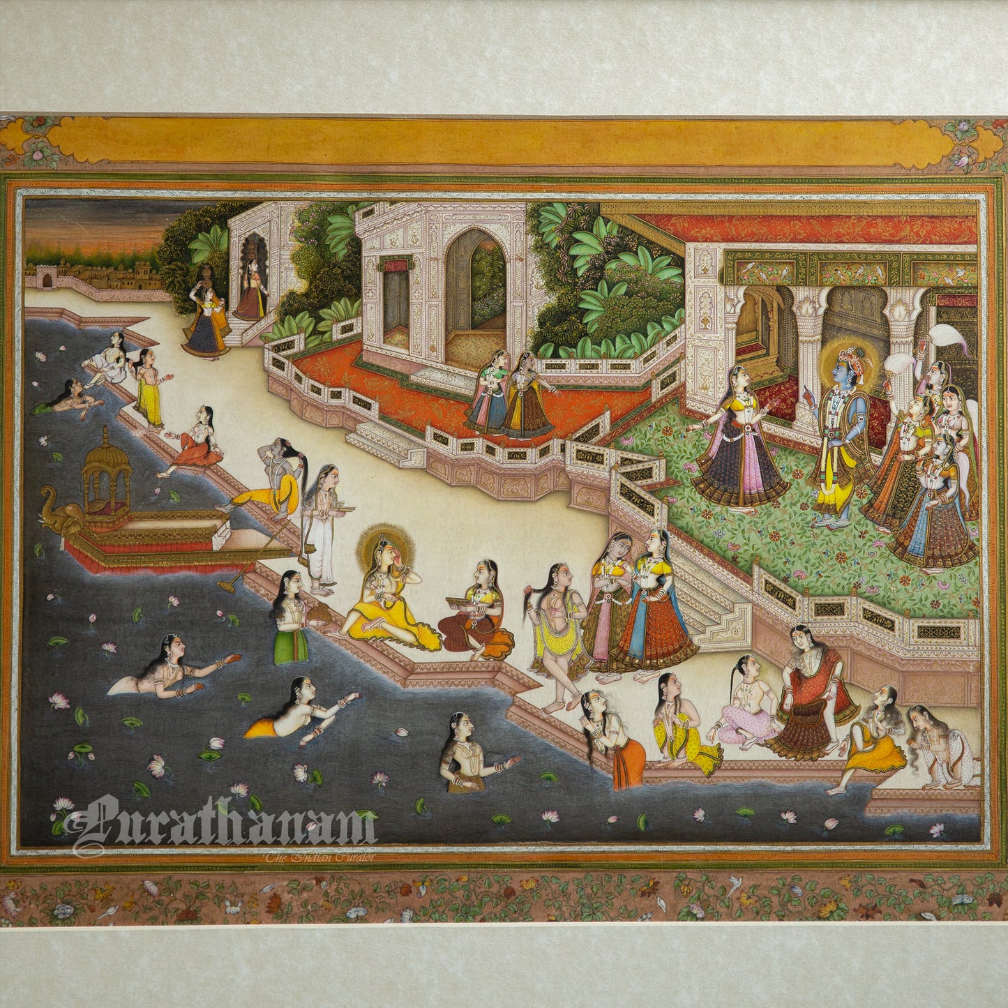 Krishna Leela – Miniature Painting