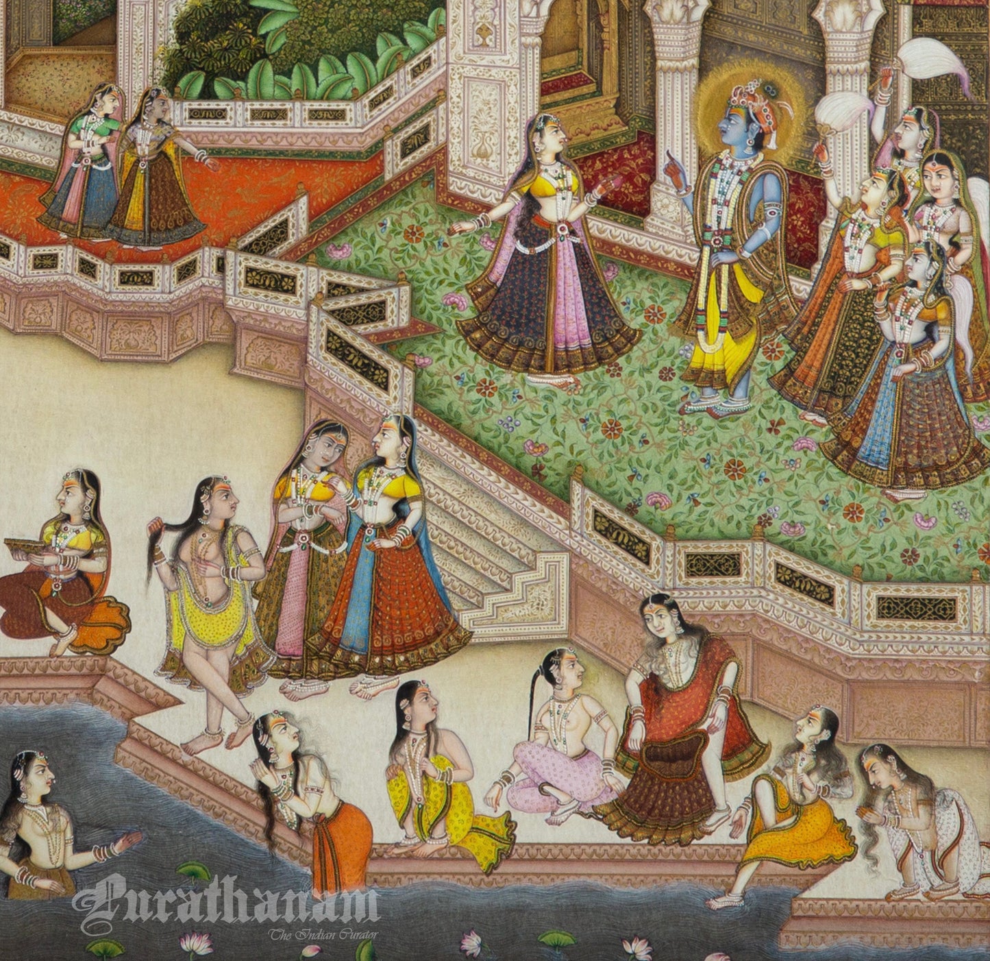 Krishna Leela – Miniature Painting