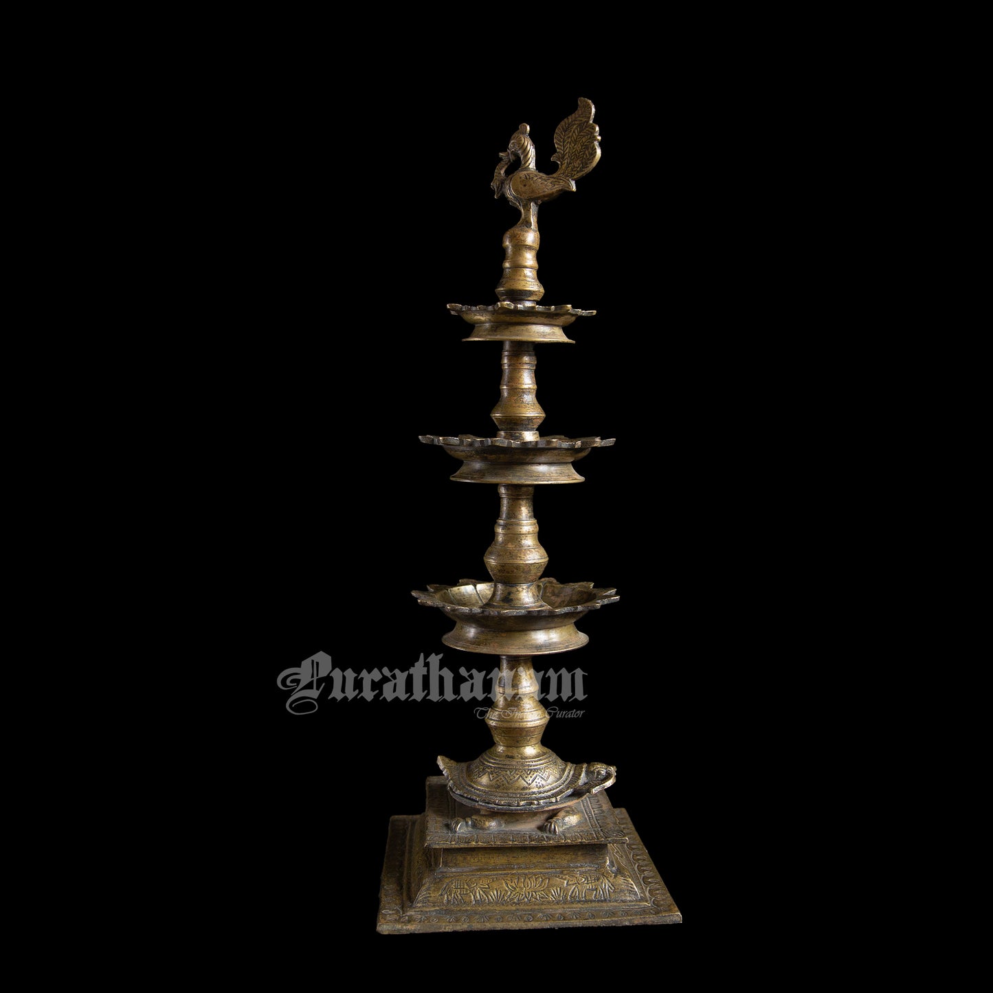 Annapakshi Kuthuvilakku - Brass ( Oil Lamp)