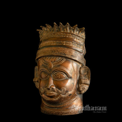 Bhairava Head   - Brass