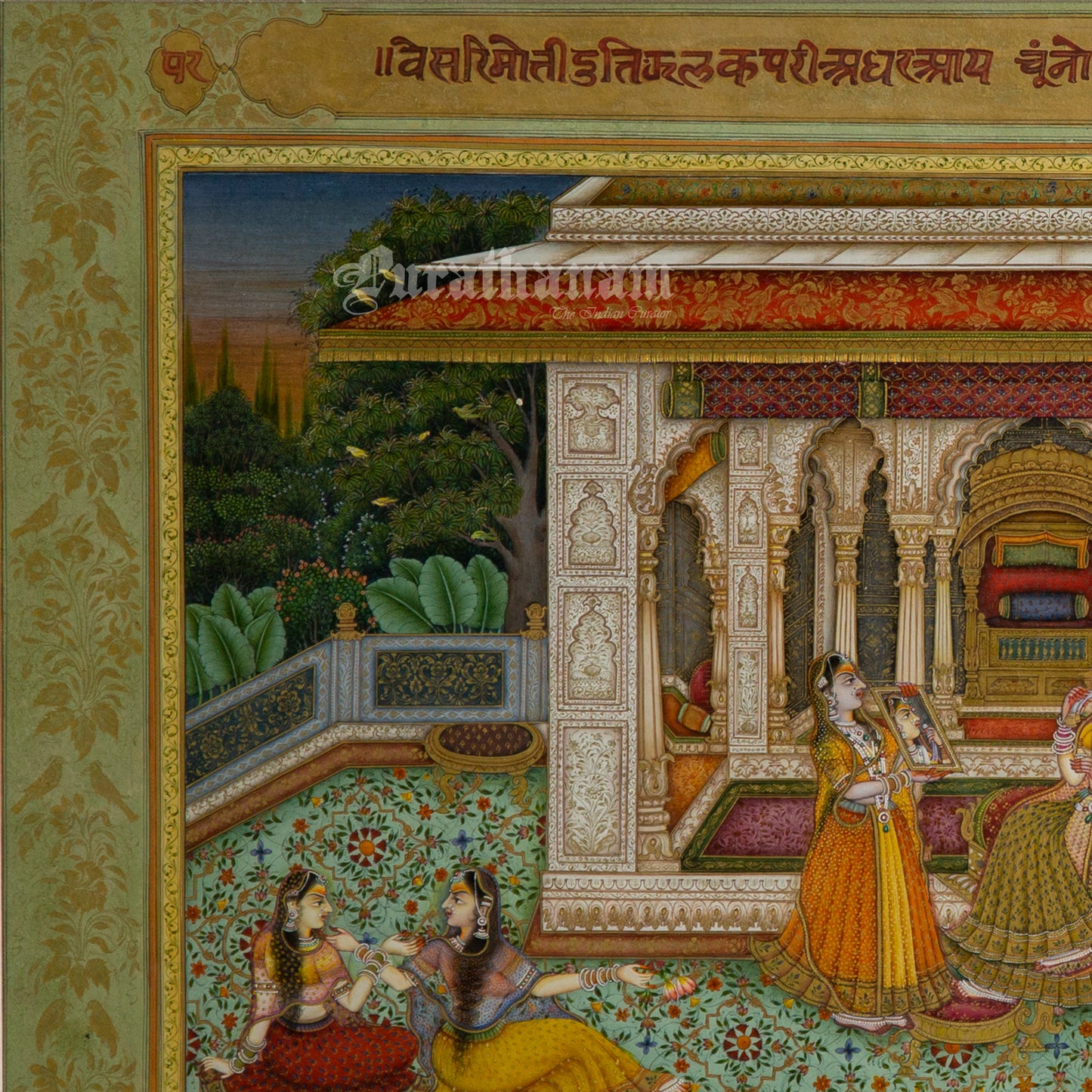 Royal Zenana Scene – Miniature Painting