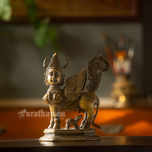 Kamadenu Figurine   - Brass